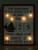 BRUBAKER Christmas Countdown Calendar - Wooden Board with Calendar Sheets - White with 6 LED Lights - 11 x 1.57 x 14 inches