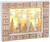 BRUBAKER Reusable Wooden Advent Calendar to Fill - Flying Santa Claus with LED Lighting - DIY Christmas Calendar 13.98 x 2.36 x 10.63 inches
