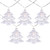 10 B/O LED Warm White Christmas Tree with Deer Lights - 3' Clear Wire