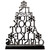 "It's Beginning to Look a Lot Like Christmas" Metal Tree Stocking Holder - 6.5"