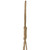 Fluted Bell Trio Christmas Decorations - 20" - White - Set of 2