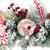 Heavily Flocked Pine with Candy Cane Striped Bows Artificial Christmas Garland - 6' x 8" - Unlit