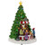 LED Lighted Animated and Musical Santa's Toy Shop Christmas Village Display - 13"